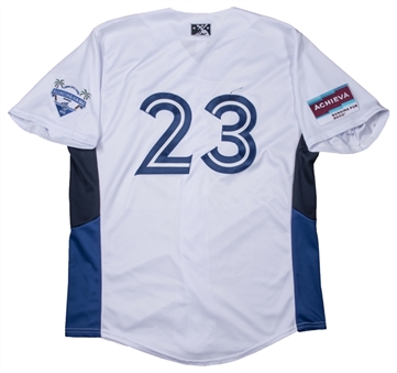 2013 Gary Sanchez Game Used and Signed Minor League Class A Florida State All-Star Game Jersey (Team LOA)